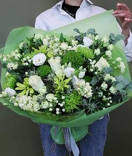 Букет цветов GREEN lux