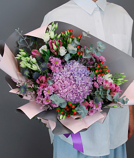 Букет цветов LILAC lite